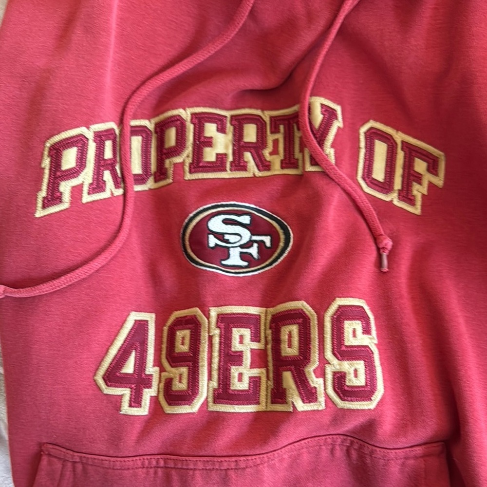 Reebok Scarlet 49ers Hoodie